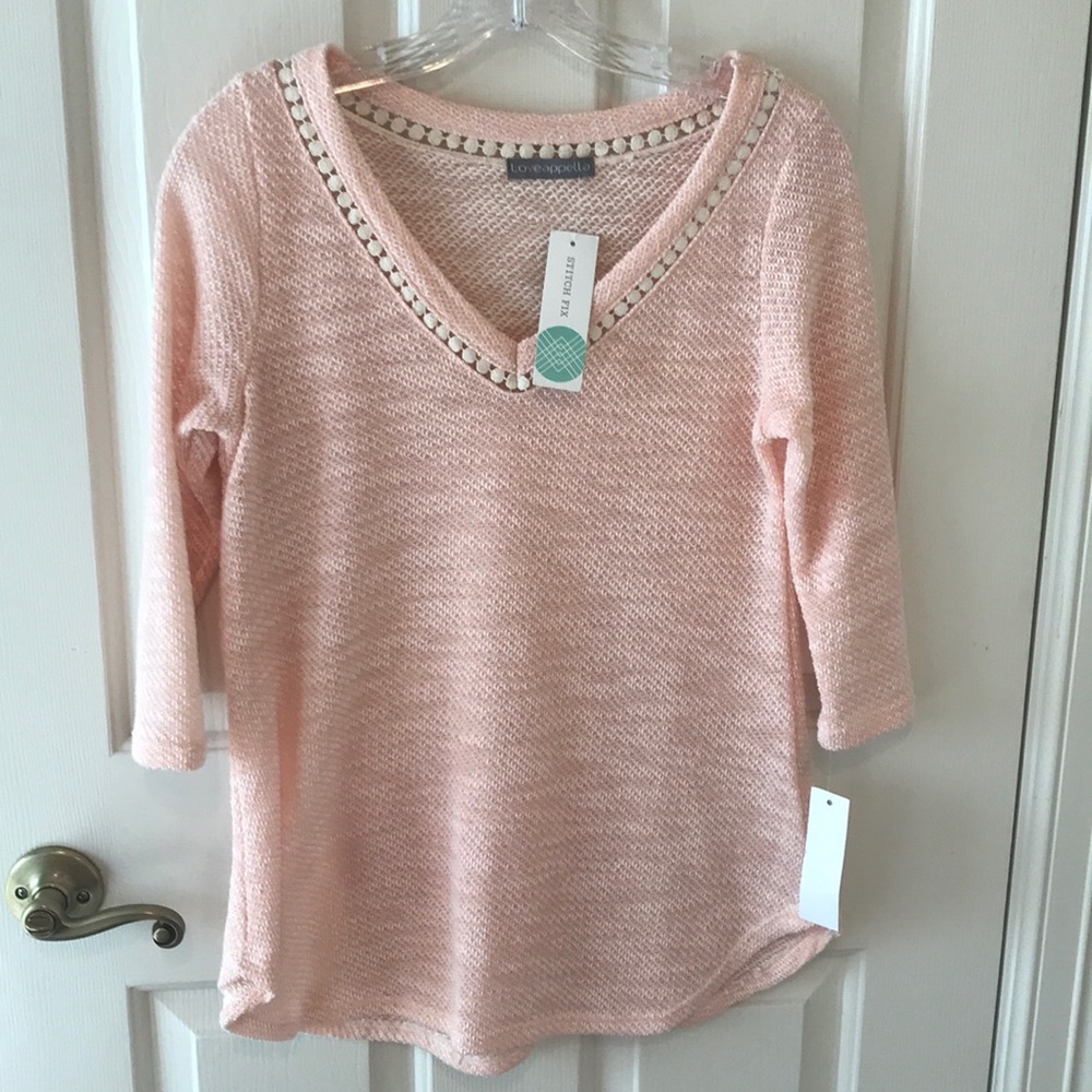 NWT. Pink sweater from Stitch Fix